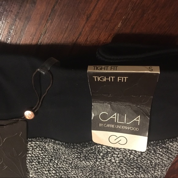 Calia Black White Workout Active Leggings Small S - Picture 8 of 8